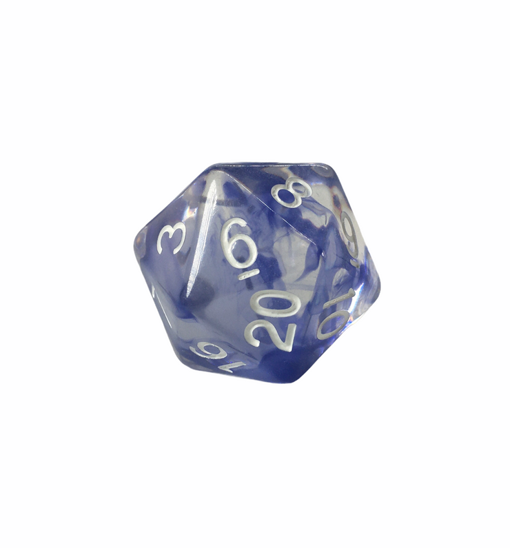 giant d20 Diffusion Dice (Sapphire)
