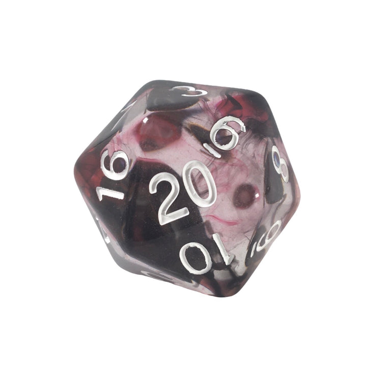 large diffusion bloodstone d20 dice for rpg gaming