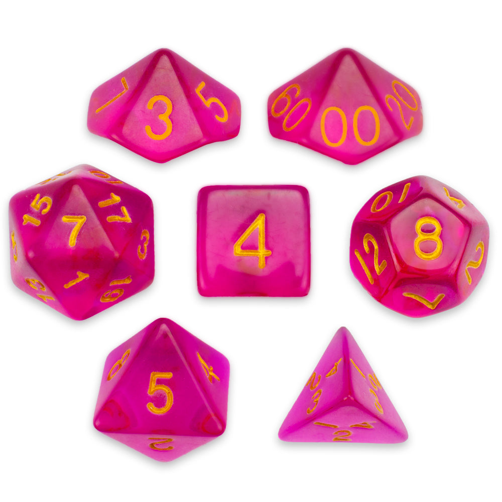 Faerie Fire RPG Dice