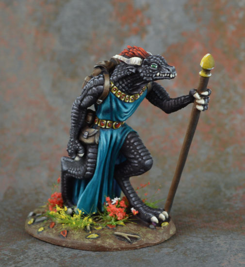 Marching Mage Dragonborn Miniature