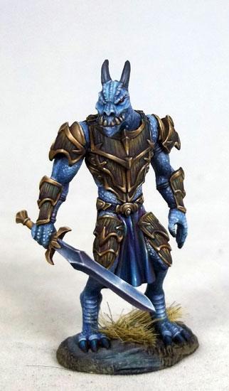 D&D Miniatures Dragonborn Paladin Fighter