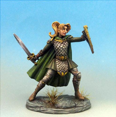 RPG Miniatures Female Fighter