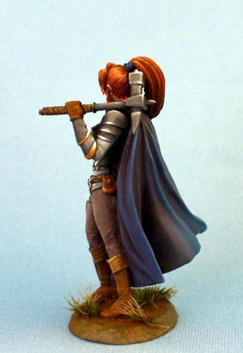 RPG Miniatures Female Warrior