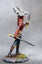 D&D Miniatures Female Fighter