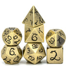 Metal DnD Dice Dragons Ancient Bronze