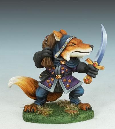 D&D Kitsune Miniature Rogue