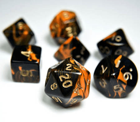 Oblivion Dice Orange