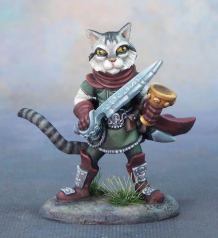 D&D Catfolk Rogue Miniature