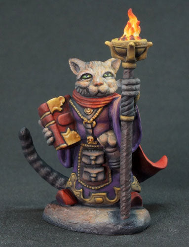 Catfolk Warlock Miniature