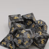 Snowflake Obsidian Gemstone Dice Video