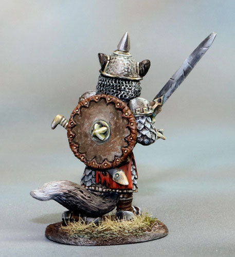 Catfolk Warrior Miniature 3