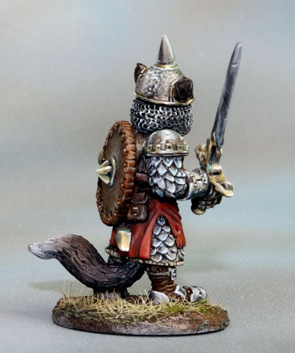 Catfolk Warrior Miniature 4