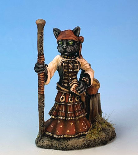 Catfolk Mage Miniature 2