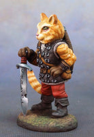 Catfolk Warrior Miniature 2