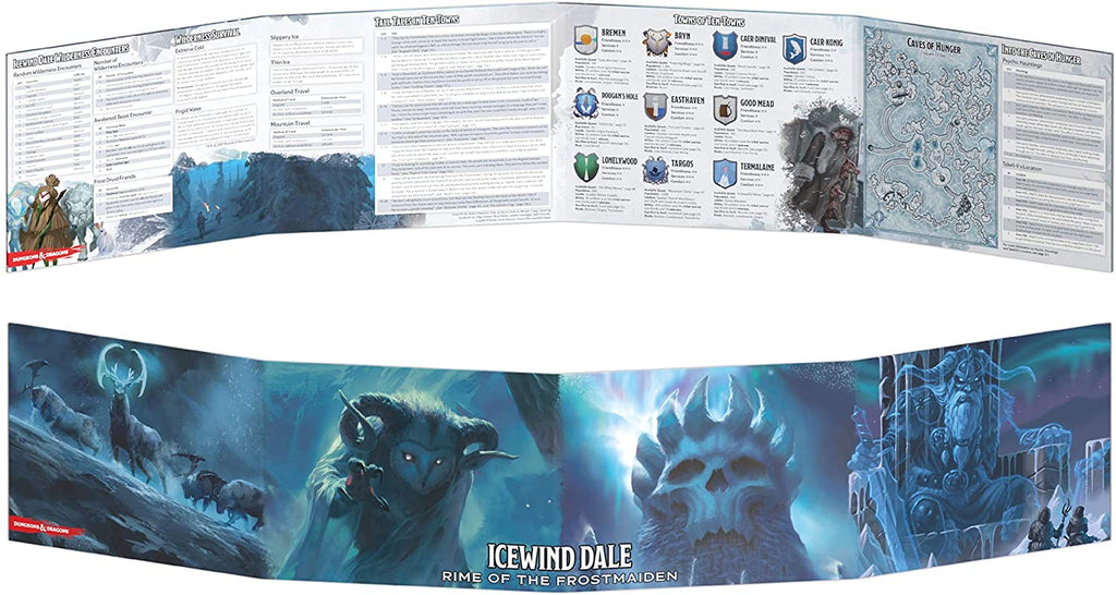 Icewind Dale: Rime Of The Frostmaiden DM Screen