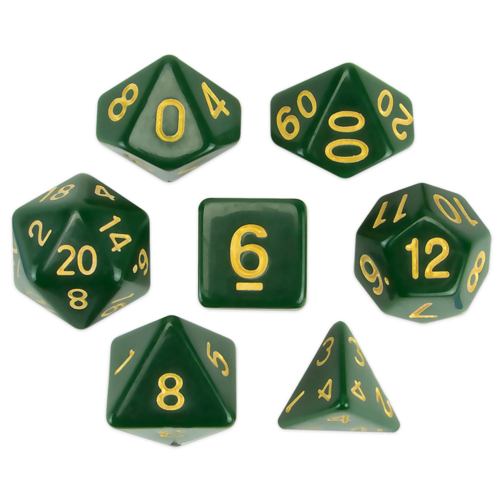 D&D forest green dice