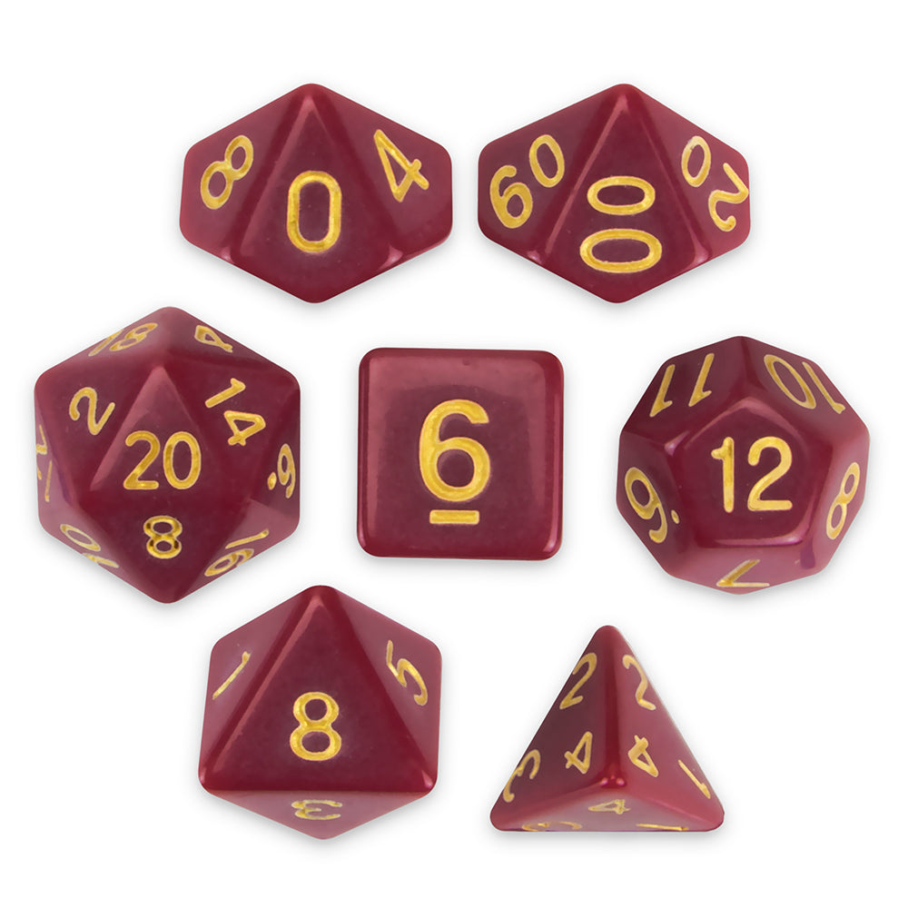 D&D Dice Crimson Queen