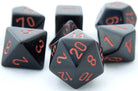 Opaque Dice Black Red