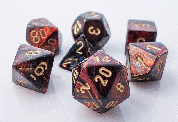 Scarab Dice Blue Blood