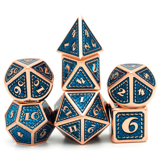 Mermaid Ocean Blue Dice