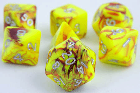 Toxic Dice Yellow Red