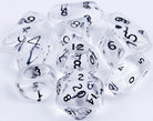 Translucent Hybrid Dice Clear