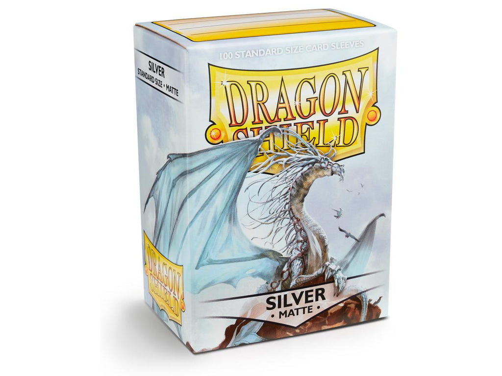 Dragon Shield Card Sleeves Matte Silver
