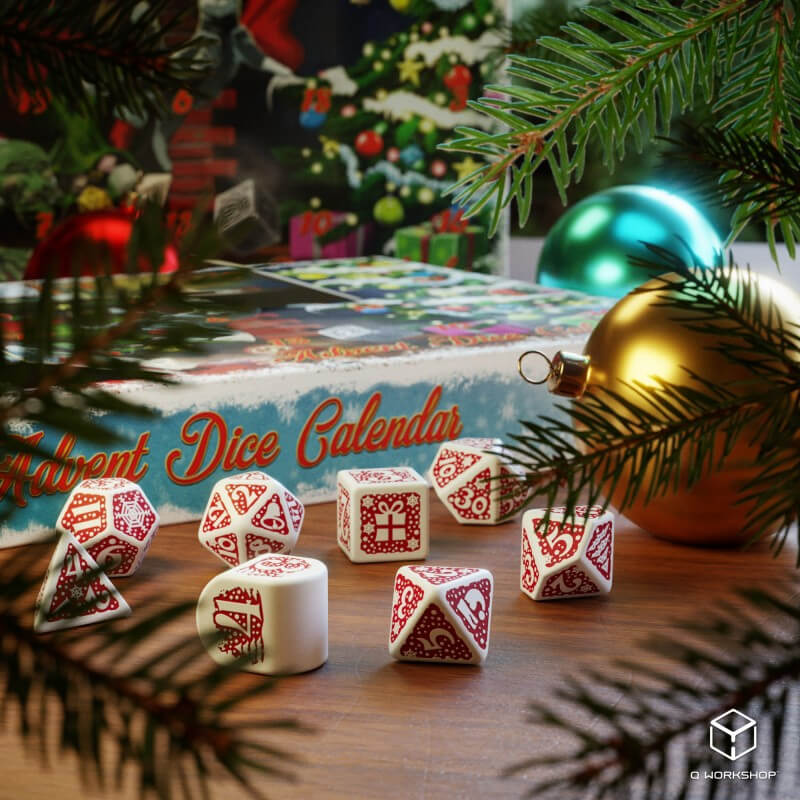 Advent Dice Calendar II Exclusive Q Workshop Christmas Dice Dark advent-dice-calendar-ii-exclusive-q-workshop-christmas-dice-dark