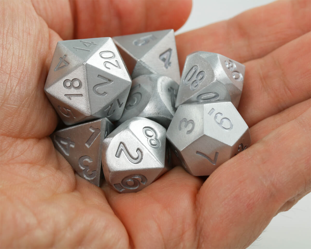 Aluminum Game Dice