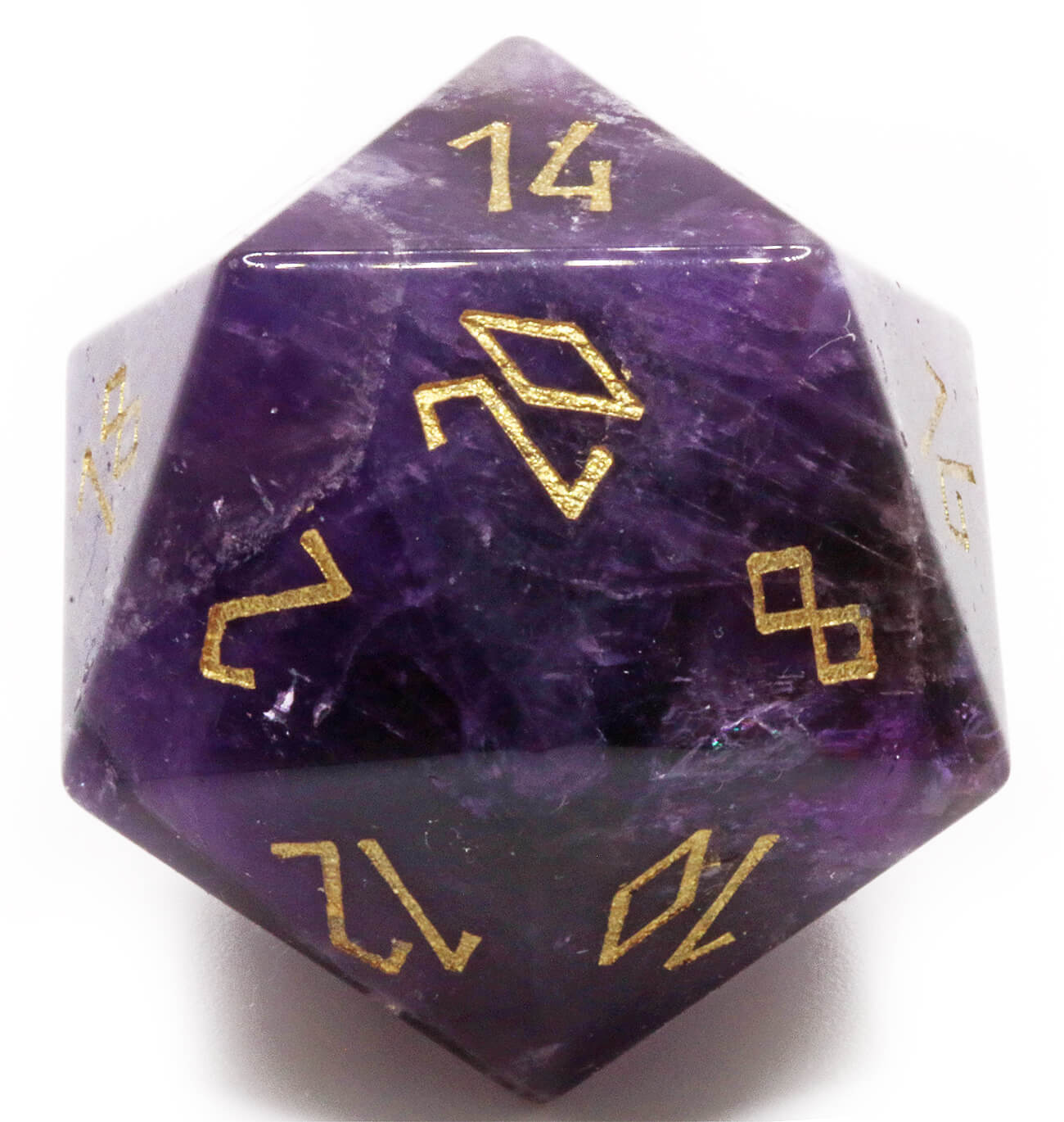 Amethyst Gemstone D20