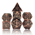 Metal DnD Dice Swordmaster Copper