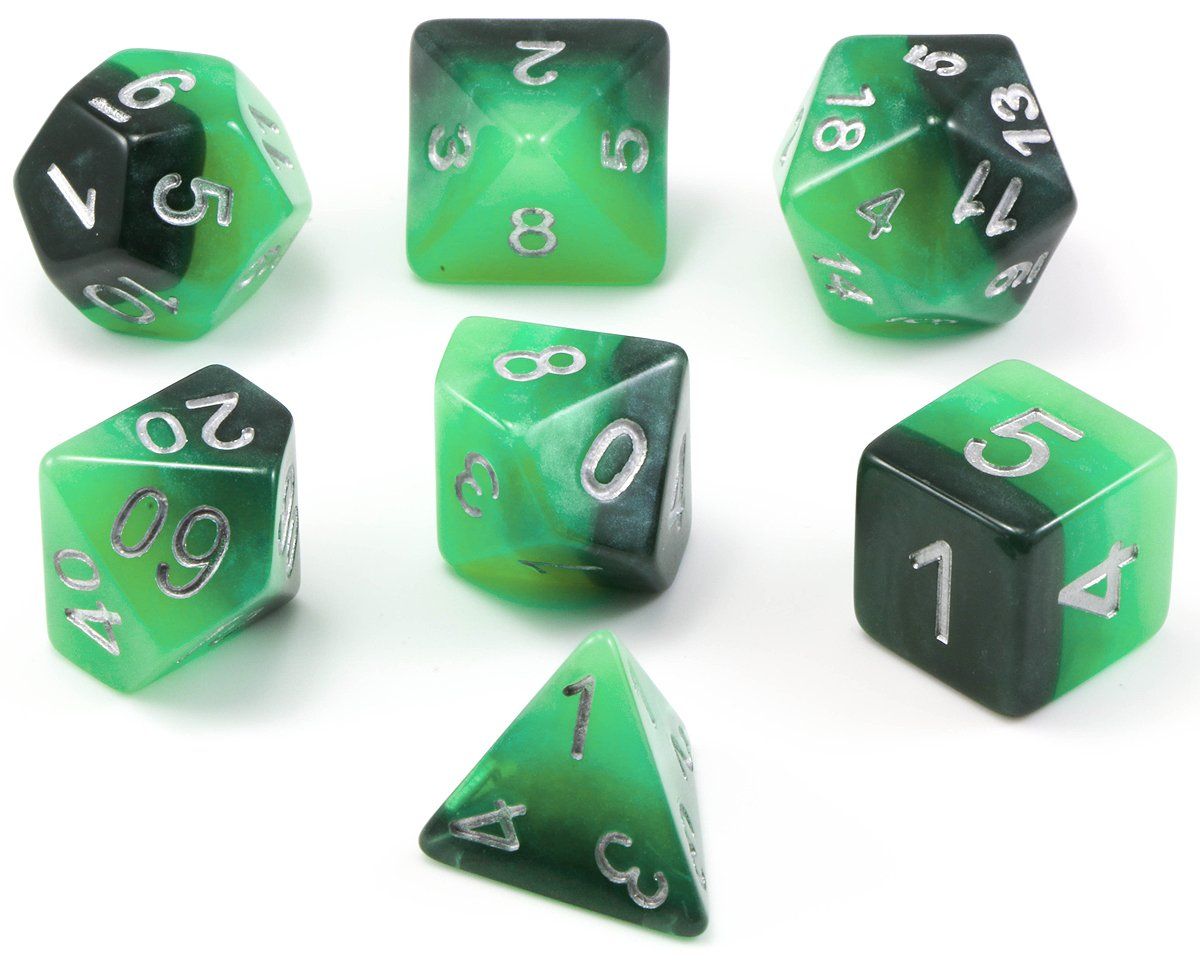 D&D Arcane Dice Green