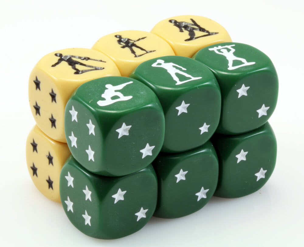 Army Men d6 dice