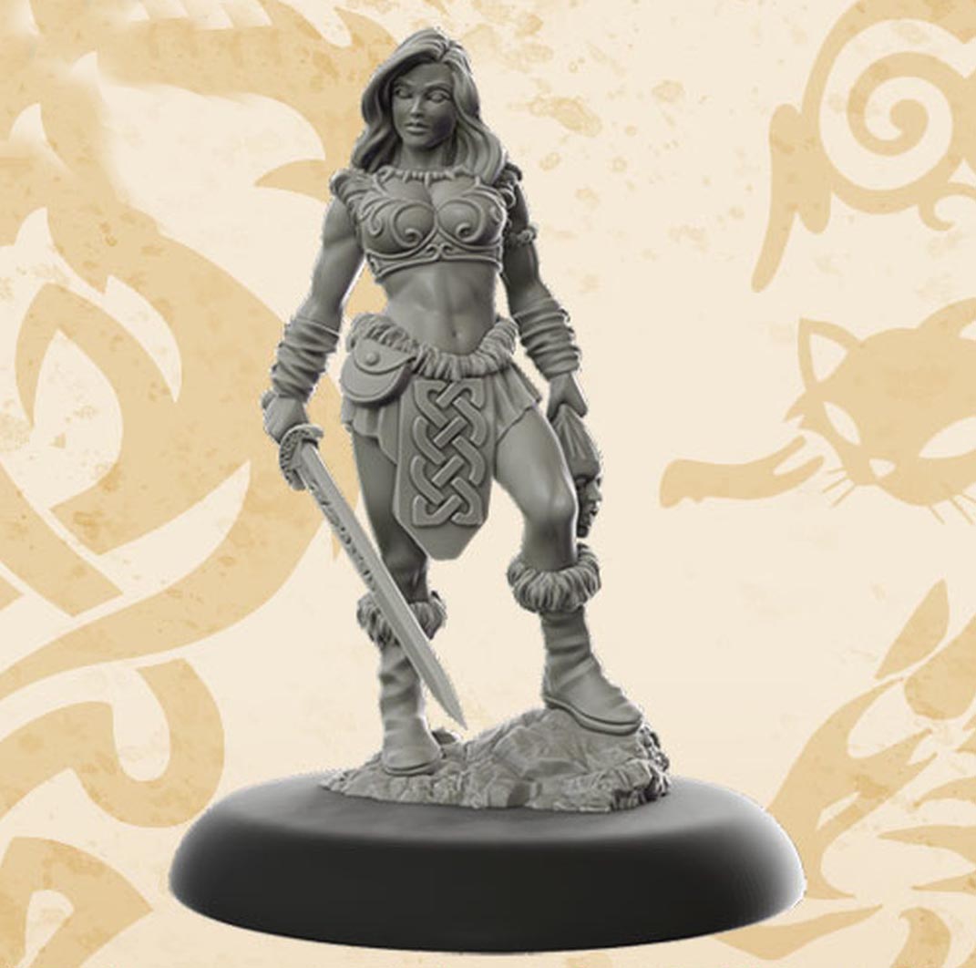 Bombshell Miniatures BOM10003 Tara The Blademistress