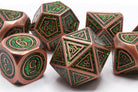 Battle Mage Dice Copper Green