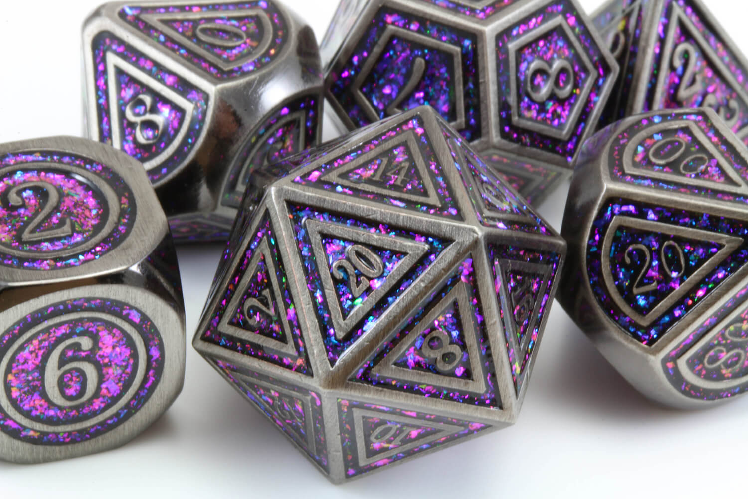 Battle Mage Dice Prismatic Purple 3