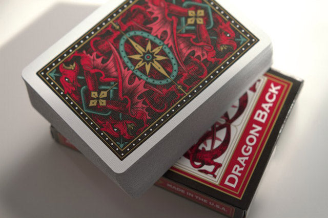Dragon Back Playing Cards Red 2