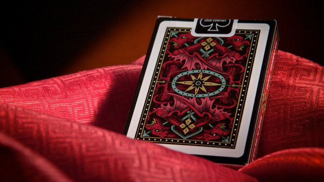 Dragon Back Playing Cards Red 1