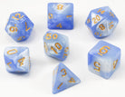 D&D Dice Frozen Blue