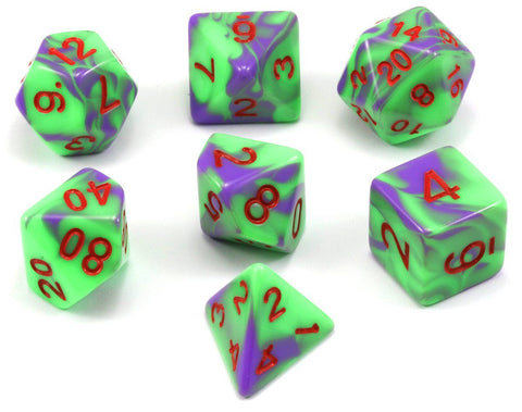 POISON SWAMP RPG DICE SET