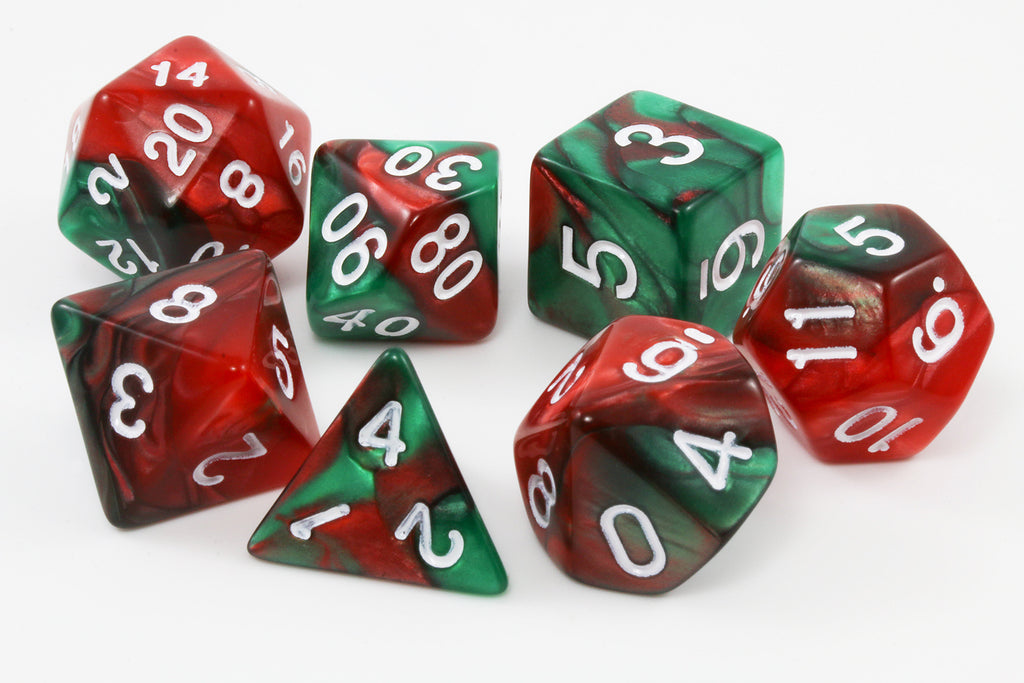 RPG  Dice Red Green 