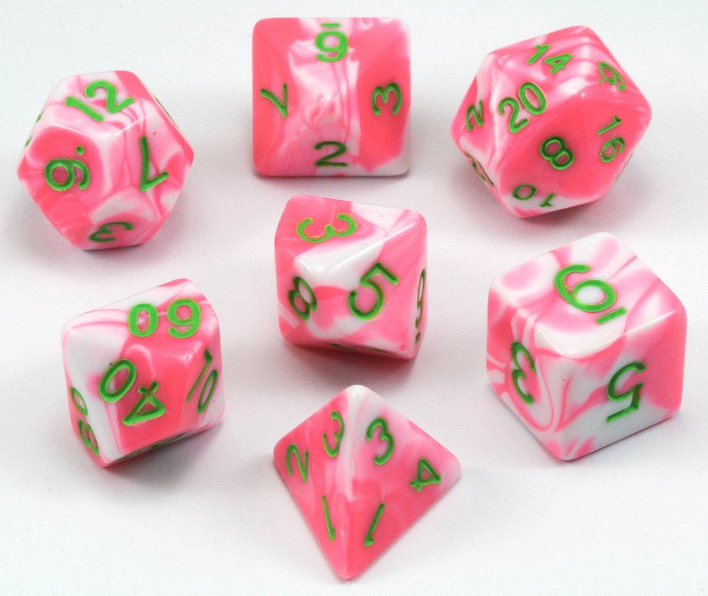Pink RPG Dice – Dark Elf Dice