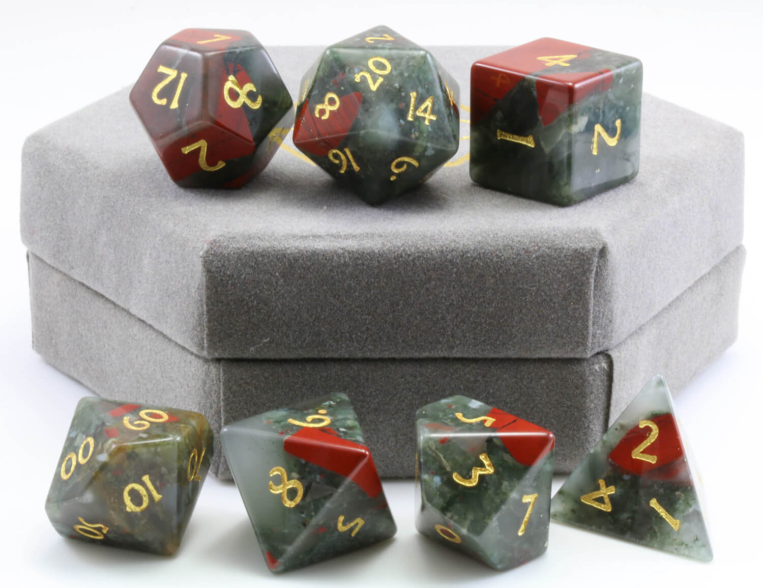 Bloodstone D&D Dice 3