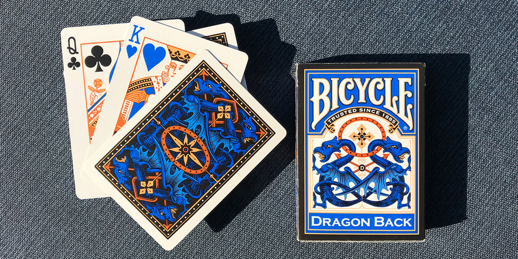 Dragon Back Playing Cards Blue 1