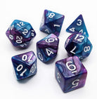 Crystal Caste Twins Dice Blue Purple 2