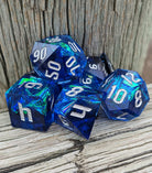 Blue Havens sharp edge dice for dungeons and dragons games