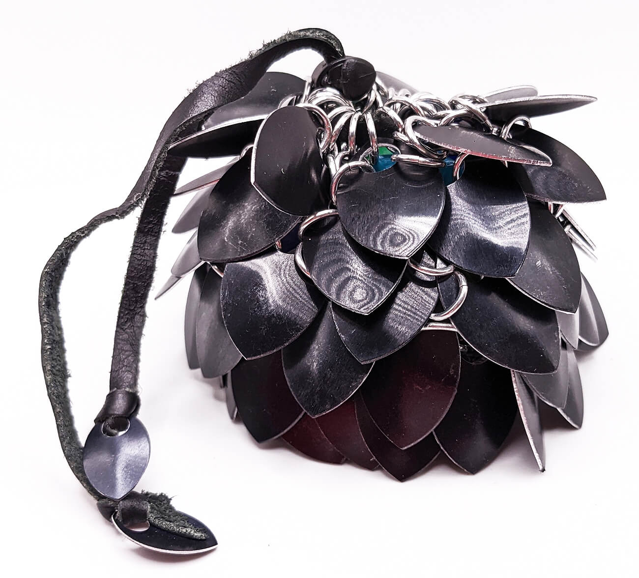 Black Dragon Scale Dice Bag