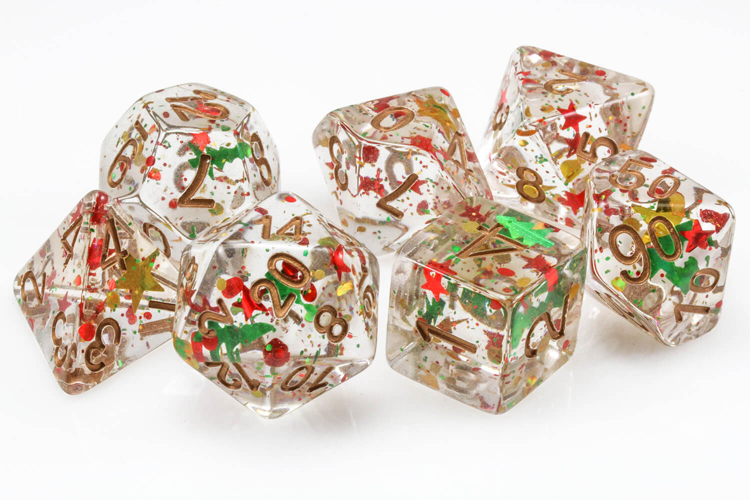 Christmas D&D Dice Set