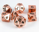 metal copper dice