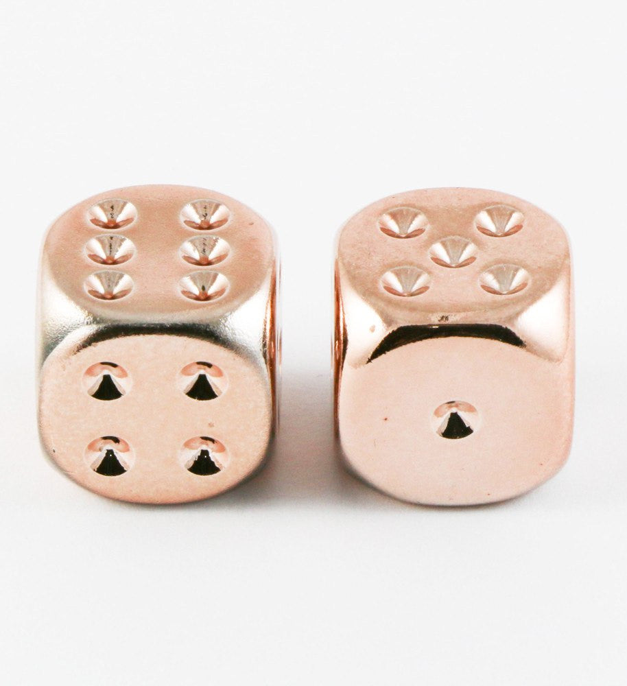 Copper Plated D6 Dice